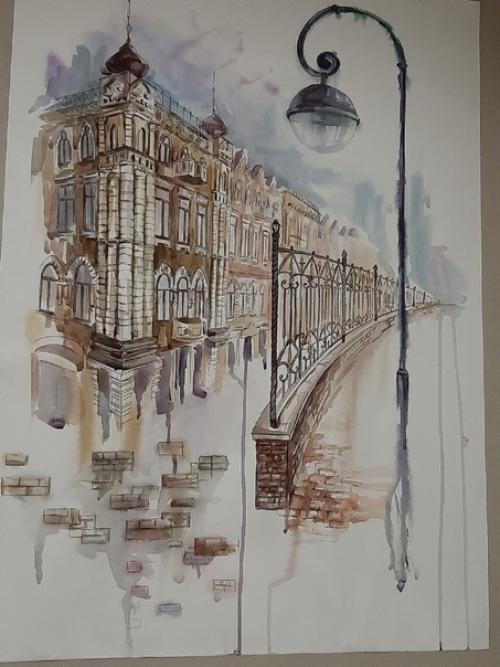 А у нас на стенах выставочного зала появилось много окон! 03