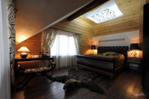 Брусовые дома: интерьер брусового дома. 04