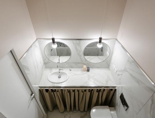 Интерьер квартиры - студии 33 кв. 07