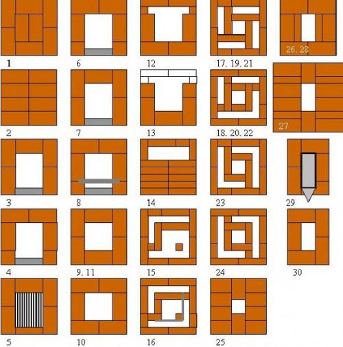 Печь - голландка. Высокий дымоход - наследие голландцев. 07