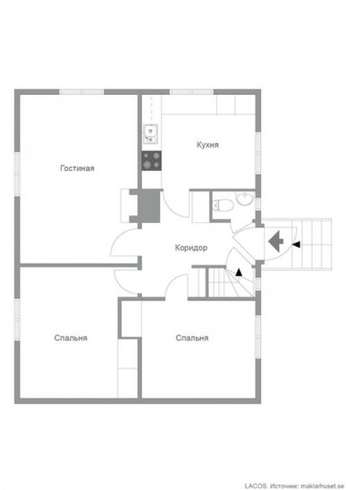 Симпатичный дом площадью 70 кв. 09