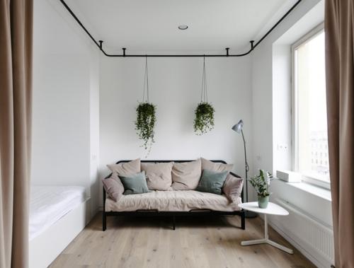 Интерьер квартиры - студии 33 кв. 01