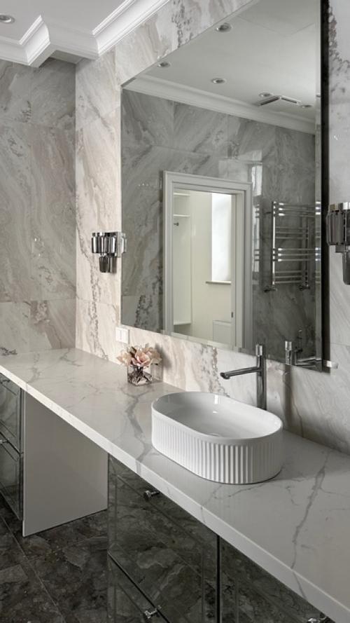 Моя задумка и реализация зеркальных фасадов в ванной комнате.