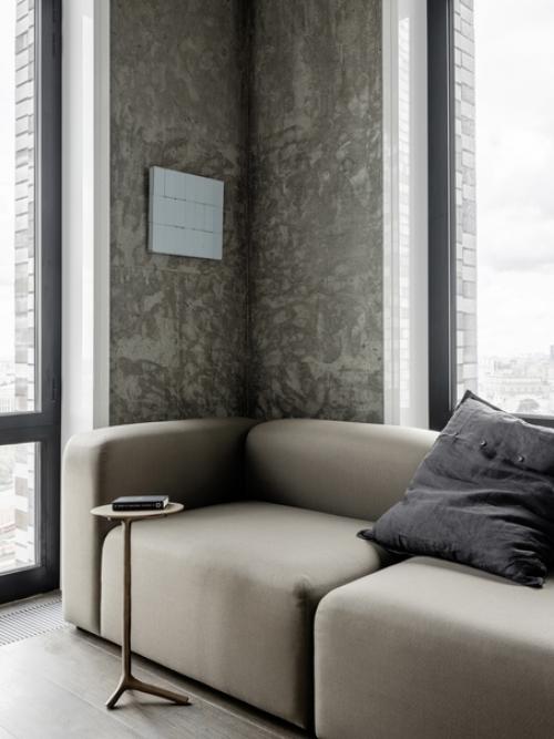 Дизайнеры Юлия Селиванова и Лидия микаелян (бюро Design Wow) создали интерьер с прицелом на размещение растущей коллекции молодого искусства. 03