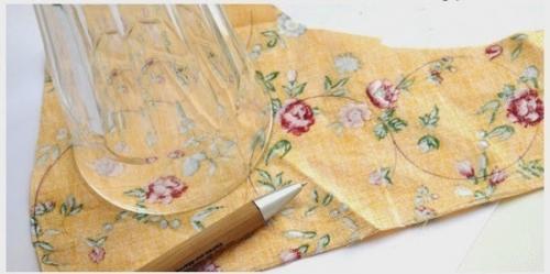 Как сделать красивые цветы йо - йо для подушек и покрывал. 02