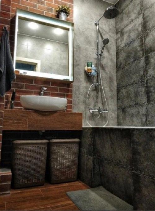 Небольшая ванная комната. 02