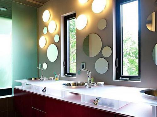 Освещение для ванной комнаты разнообразным бывает. 02