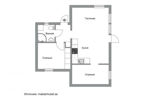Еще один образец обаятельной шведской дачи! 09