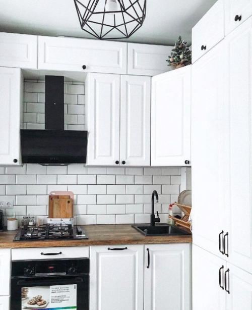 Современная кухня. В светлых тонах. 01