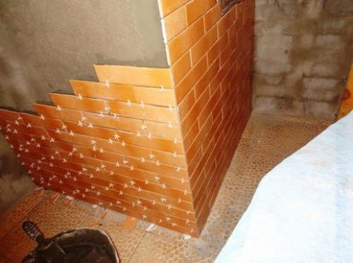 Облицовка печи керамической плиткой своими руками. 05