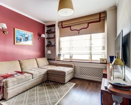 Яркий интерьер кухни - гостиной для вдохновения. 01