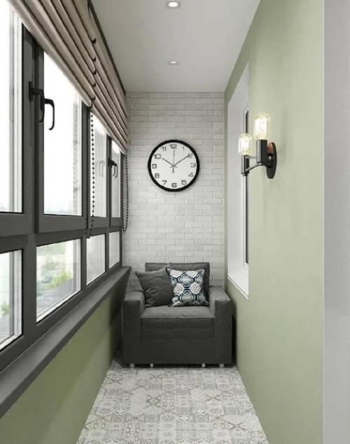 Подборка дизайнов. Интерьера балконов. 06