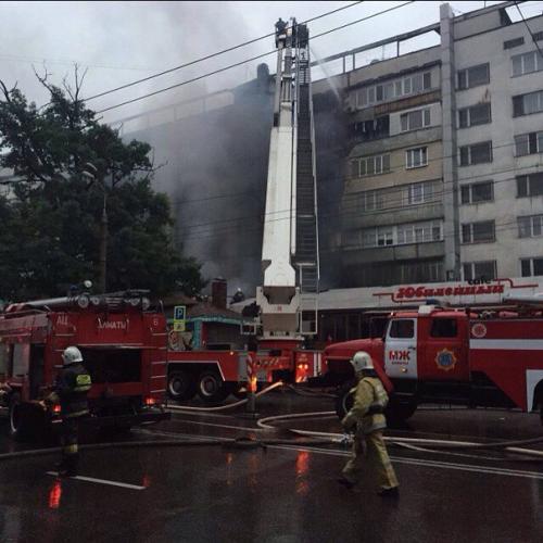 О пожаре в торговом доме Юбилейный. 01
