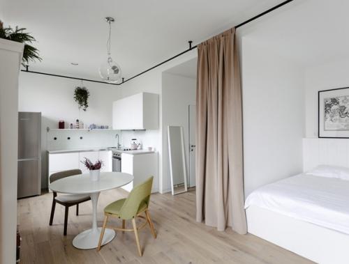 Интерьер квартиры - студии 33 кв. 03