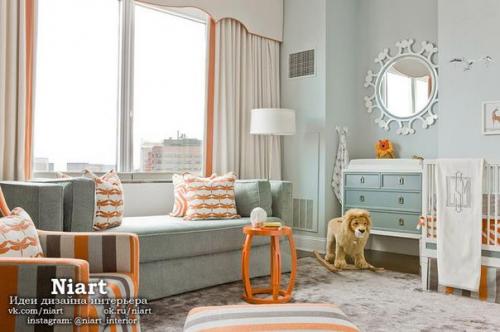 Подходящие цвета для интерьера детской комнаты. 07