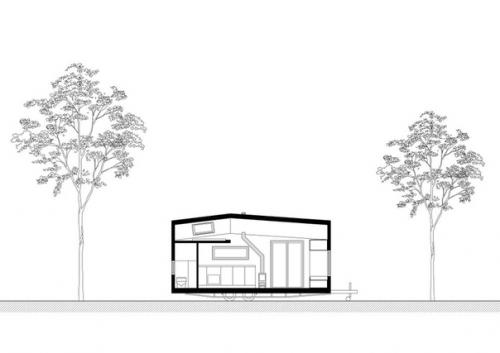 Энергонезависимый дом на колесах общей площадью 23 м. 08