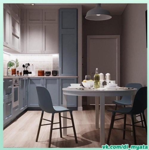 Современная кухня. В приятном сочетании цветов. 04