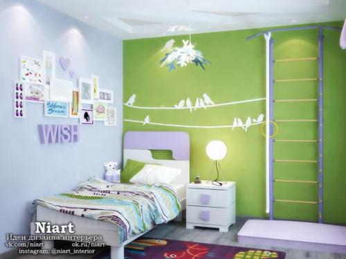 Подходящие цвета для интерьера детской комнаты. 06