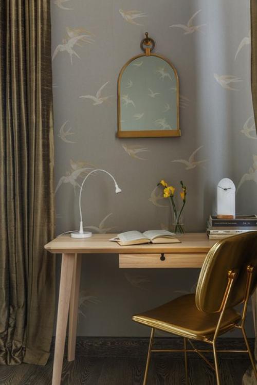 Сдержанный, лаконичный и в тоже время очень функциональный интерьер представлен на этих 115 кв. 06