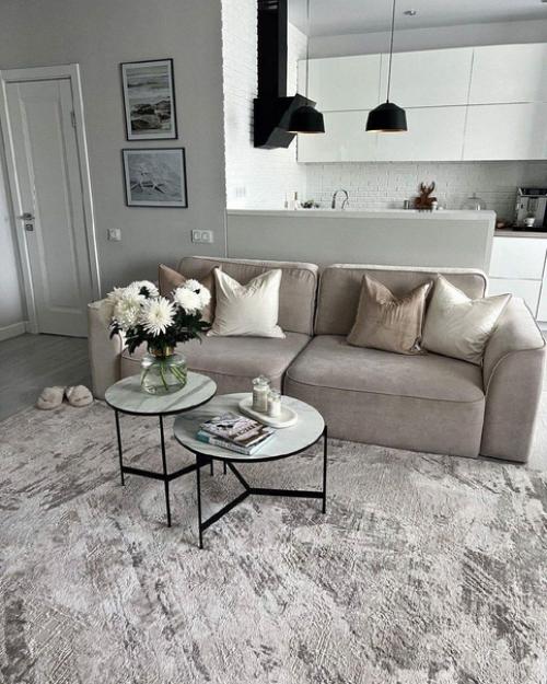 Интерьер кухни - гостиной. 03