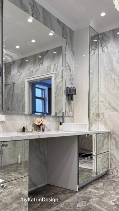 Моя задумка и реализация зеркальных фасадов в ванной комнате. 01