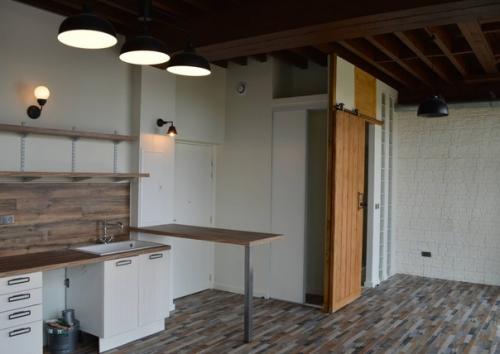 Небольшая студия в стиле лофт. 01