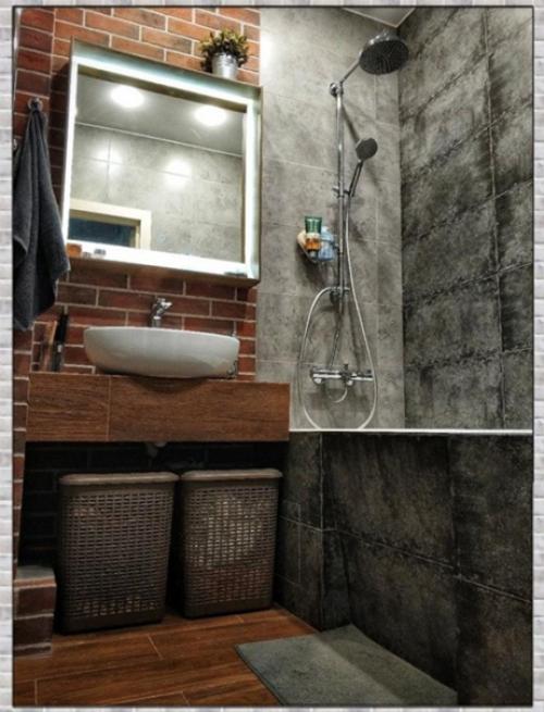 Небольшая ванная комната. 02