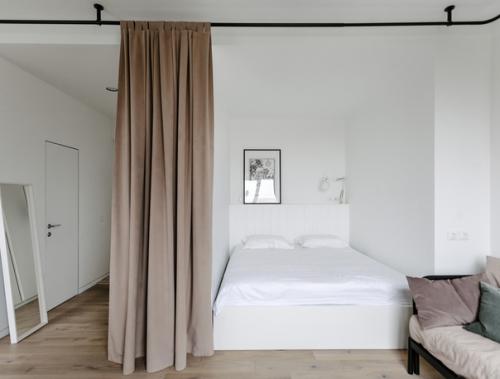 Интерьер квартиры - студии 33 кв. 02