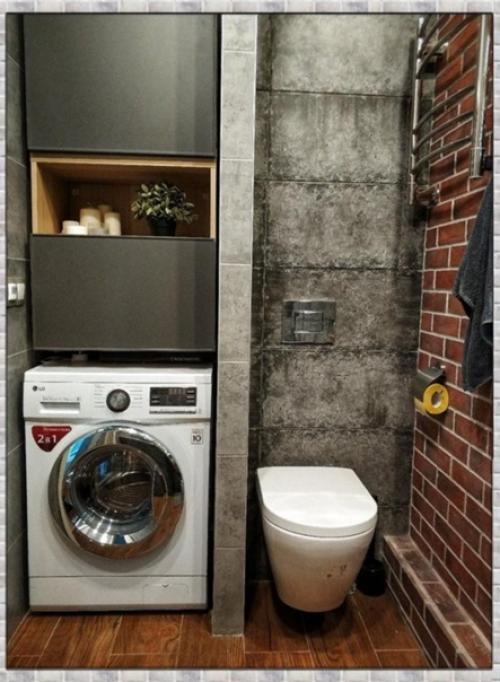 Небольшая ванная комната. 01