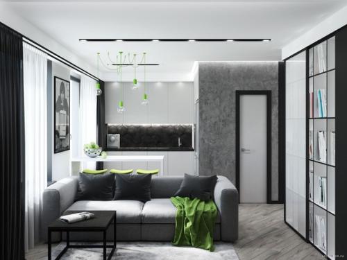 Лишь в том случае, если большие пространства - это мечта дизайнера, то небольшие - вызов для дизайнера. 03