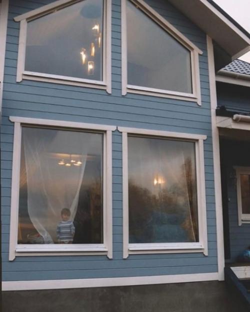 Какой замечательный загородный дом. 01