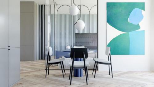 В случае если вам нравятся легкие и воздушные интерьеры, замените часть стен в вашей квартире в Новокрасково прозрачными перегородками. 03