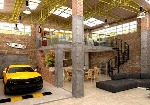 Дизайн в стиле лофт. 01