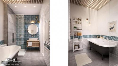 Дизайн интерьера квартиры 105 кв. 07