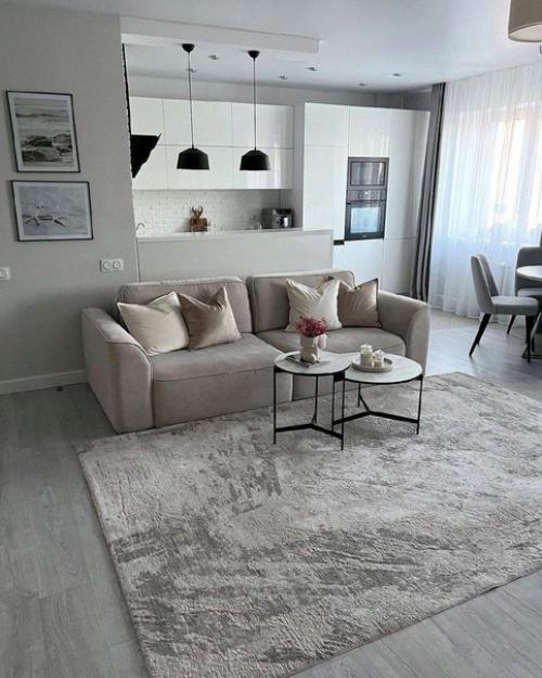 Интерьер кухни - гостиной. 04