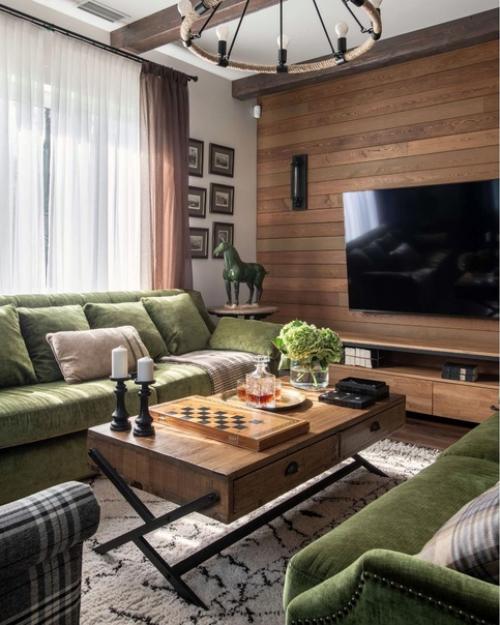 Красивый дом с интерьером в стиле американской классики. 04