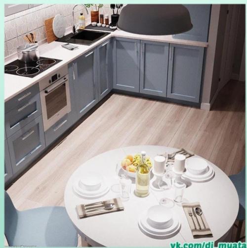 Современная кухня. В приятном сочетании цветов. 01