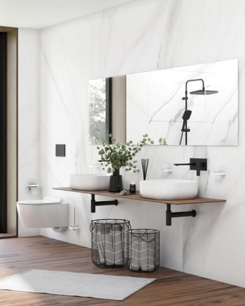 Как создать скандинавский стиль в интерьере ванной комнаты? 01