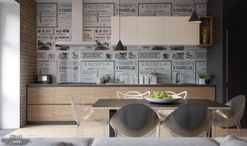 Современный дизайн квартиры 88, 9 кв. 03