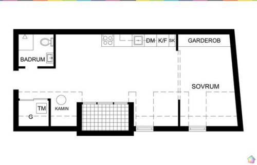 Стеклянная перегородка в светлой квартире. 09 Стеклянная перегородка в светлой квартире. 09