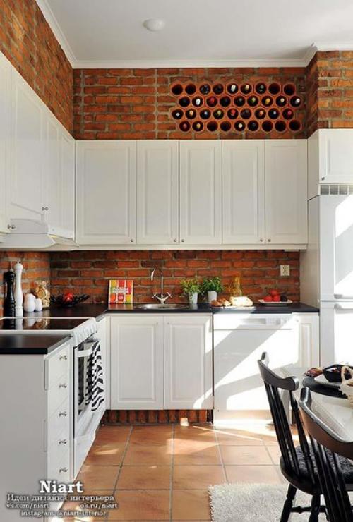 Кирпич в интерьере - идеи дизайна стен. 01