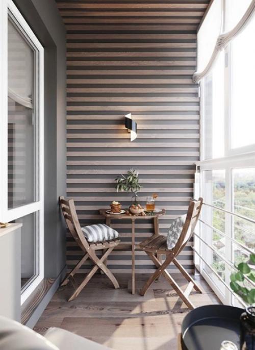 Зоны отдыха на балконе. 02