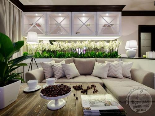 Гостиная Вишнёвый сад из квартирного вопроса.