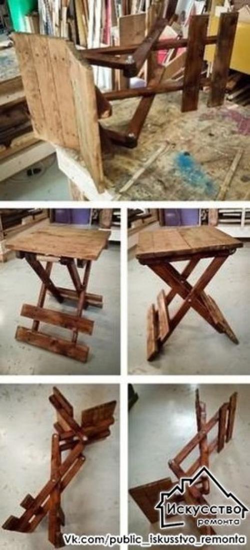 Как создать складной стол? 04