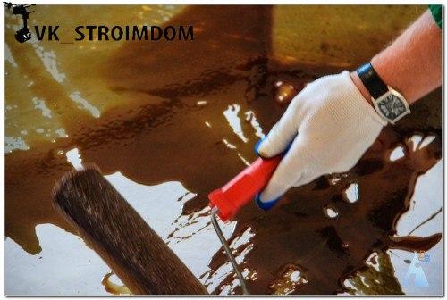 Наливной пол для ванной комнаты. 02