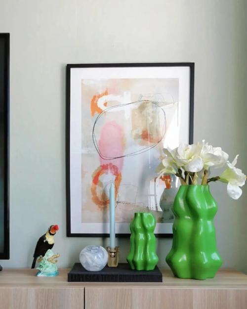 Всплеск цвета в интерьере скандинавсого дома. 04