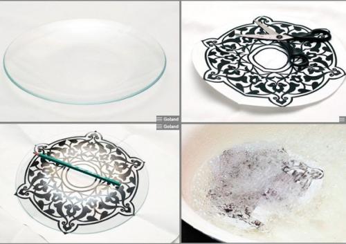 Роспись тарелки в восточном стиле. 01