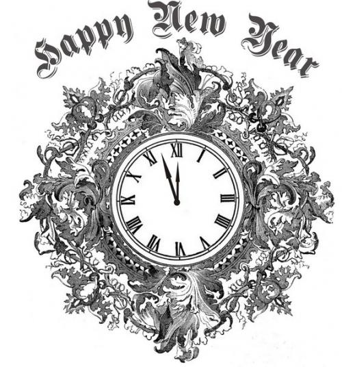 Стили декупажа - черно-белый французский стиль. 09