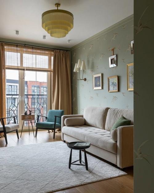 Квартира с акцентом на уют и творчество. 01