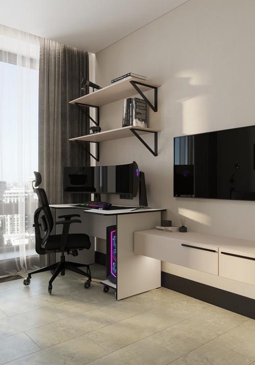 Проект однокомнатной квартиры 38 м 2 в ЖК Светлана парк в Санкт-петербурге. 07